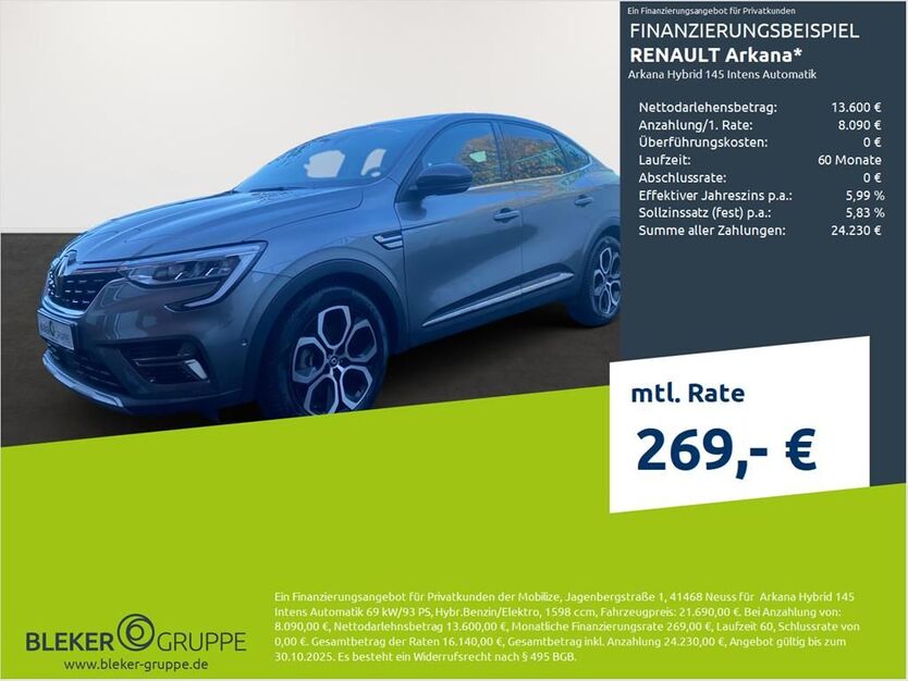 Renault Arkana 47.889 km 20.980 € Münster - Amelsbüren 48163