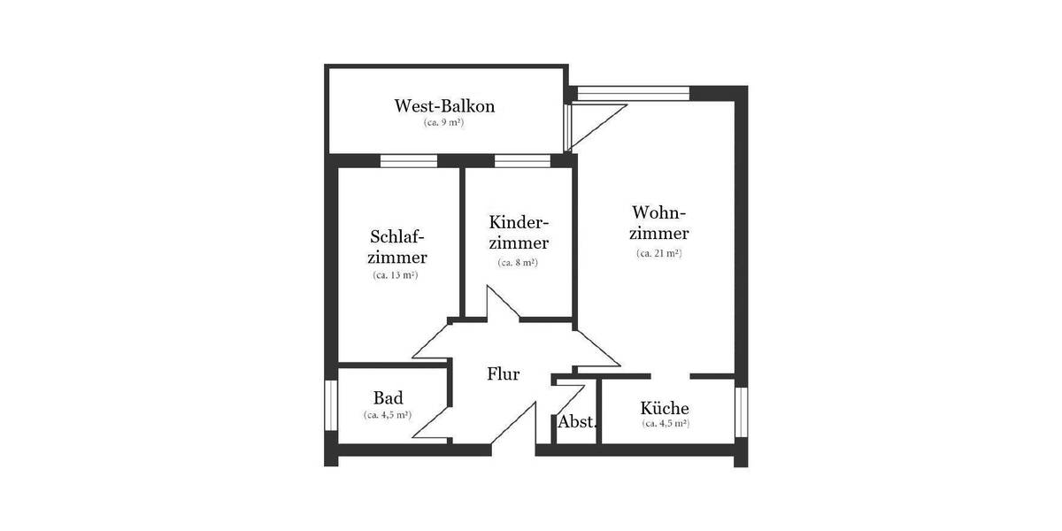 Etagenwohnung Wyk auf Föhr - 3 Zimmer, 64 m&sup2;, 360.000&euro; | Angebot:26840808