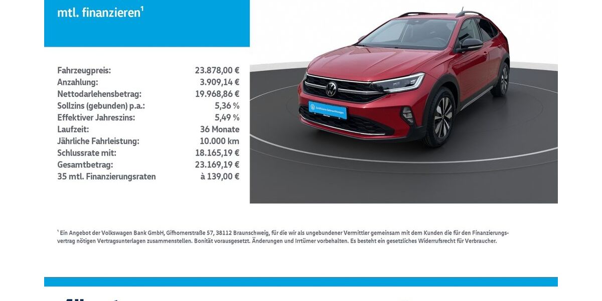 VW Taigo 24.300 km 23.878 &euro; Mühlhausen/Thüringen 99974
