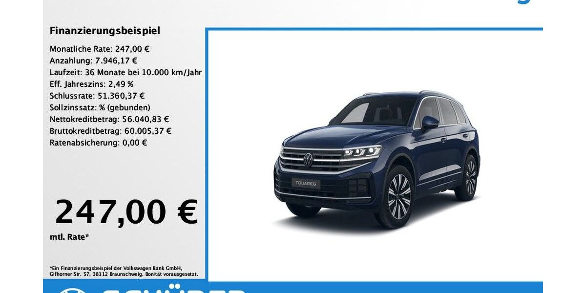 VW Touareg 9.523 km 63.987 &euro; Dießen am Ammersee 86911