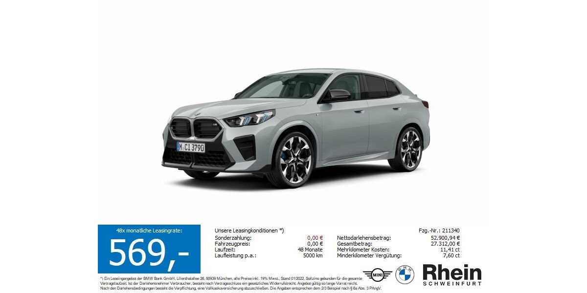 BMW X2 25.427 km 52.480 &euro; Schweinfurt 97424