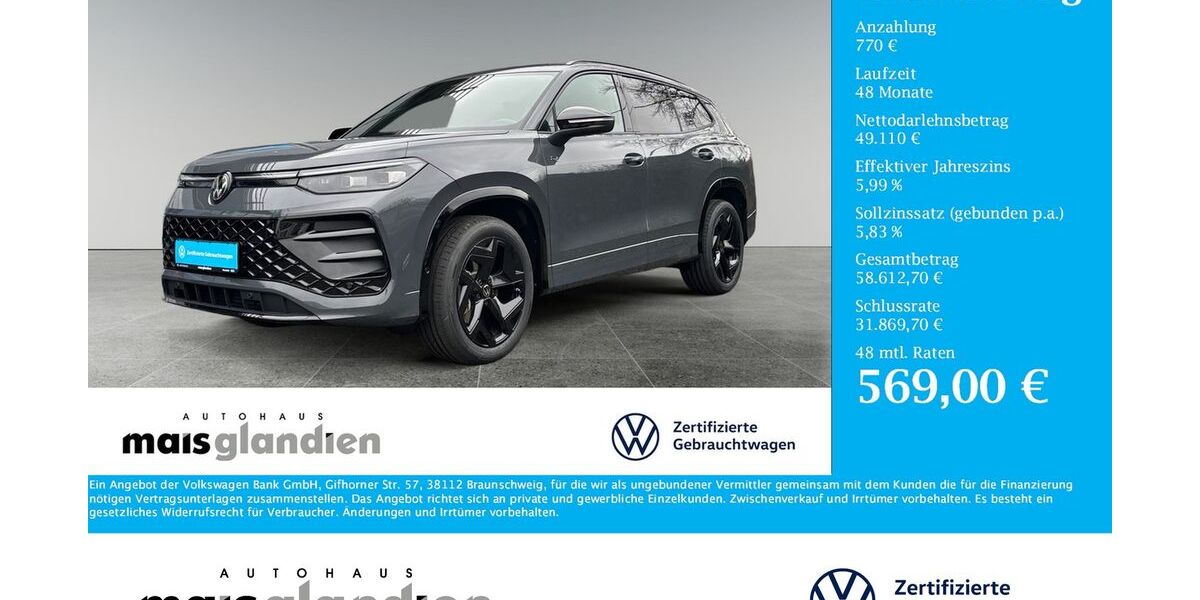 VW Tayron 1.124 km 49.880 &euro; Pronsfeld 54597