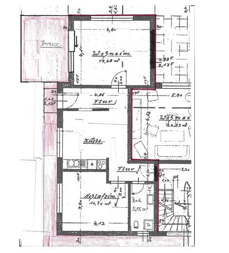Terrassenwohnung Oldenburg Etzhorn - 2 Zimmer, 66 m&sup2;, 650&euro; | Angebot:26405979
