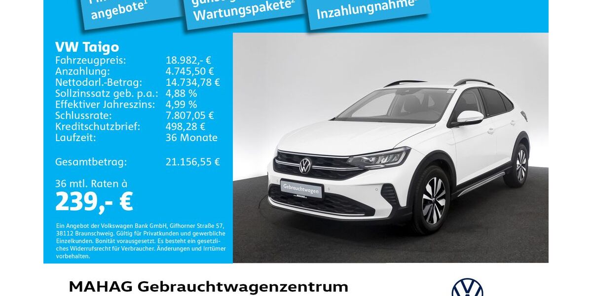 VW Taigo 65.405 km 17.245 &euro; München 80935