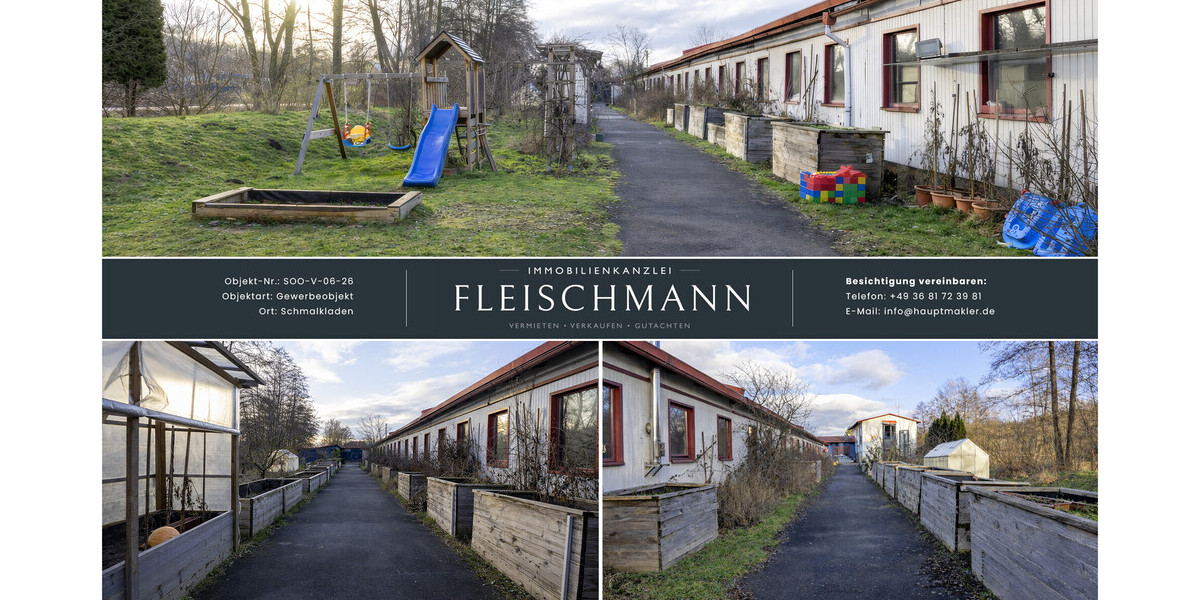 Gewerbeimmobilie mit PV-Potenzial – Hallenflächen, Infrastruktur & Energierendite - Gewerbeobjekt Schmalkalden | Angebot:25747161