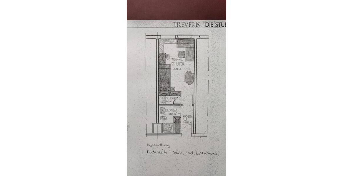 Vermietung Studentenappartement Trier 1 zimmer