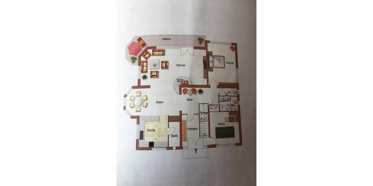 Erdgeschoßwohnung Eberhardzell - 3 Zimmer, 123 m&sup2;, 1.100&euro; | Angebot:26395471