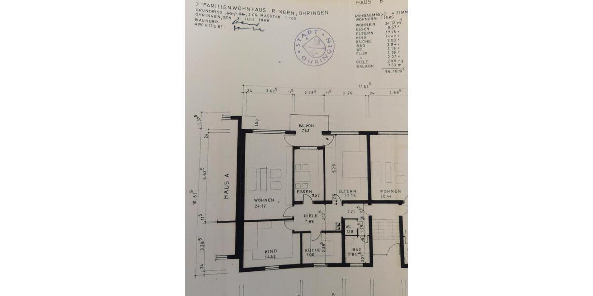 Etagenwohnung Öhringen - 4 Zimmer, 97 m&sup2;, 325.000&euro; | Angebot:27118145