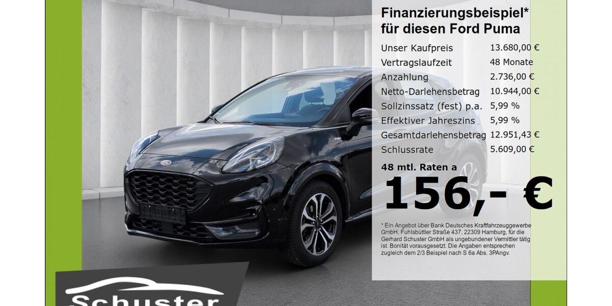 Ford Puma 83.334 km 13.379 &euro; Ruhstorf 94099