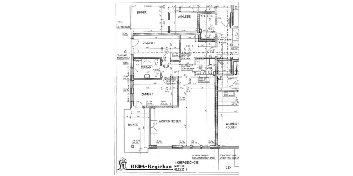 Etagenwohnung Trier Trier-Süd - 3 Zimmer, 108 m&sup2;, 1.484&euro; | Angebot:26787938