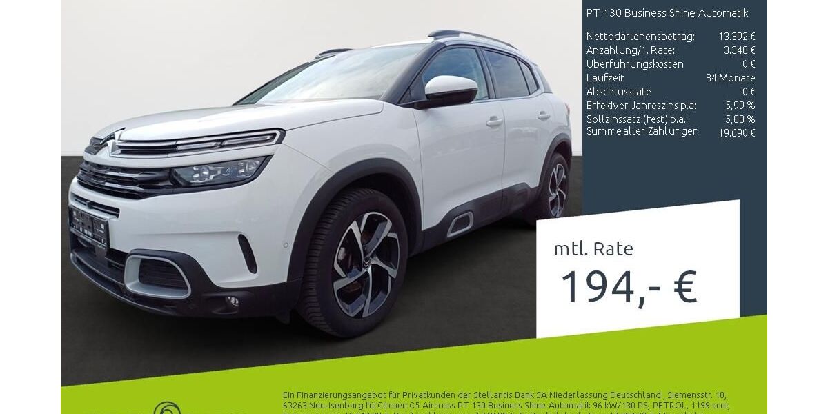 Citroen C5 Aircross 33.590 km 15.700 &euro; Dortmund 44263
