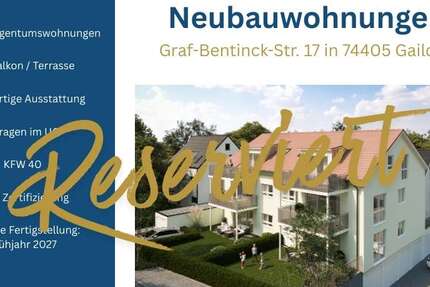 Wohnung zum Kaufen in Gaildorf 323.000 € 69.18 m² 2.5 zimmer