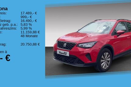 Seat Arona 60.127 km 17.489 &euro; Bonn 53227