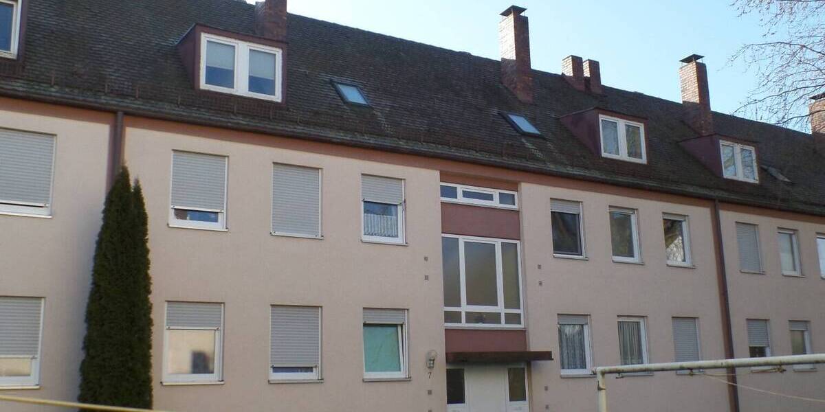 Etagenwohnung Nürnberg Laufamholz - 2 Zimmer, 50 m&sup2;, 620&euro; | Angebot:26875689