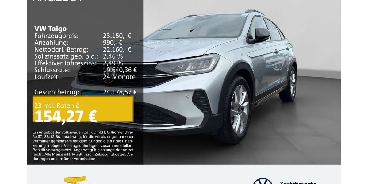 VW Taigo 25.916 km 23.150 &euro; Oberhausen 46047