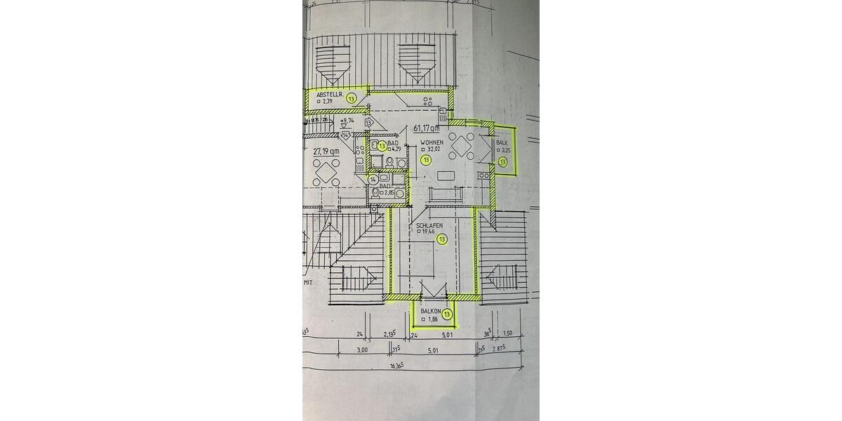 Dachgeschoßwohnung Landau an der Isar - 2 Zimmer, 61 m&sup2;, 480&euro; | Angebot:26341405