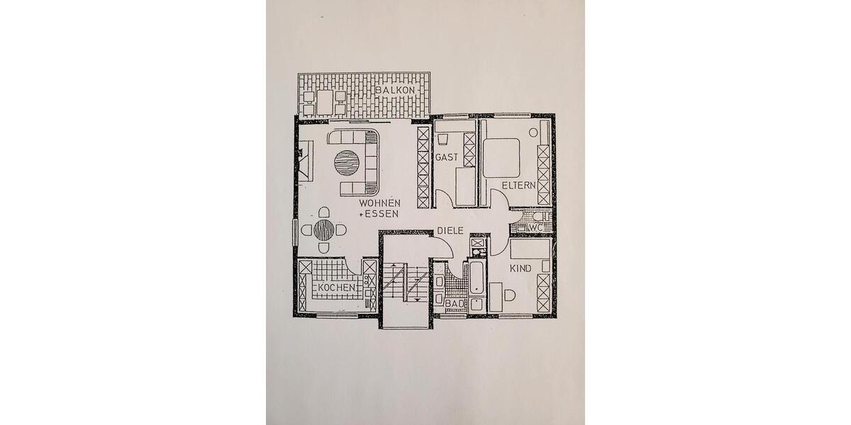 Provisionsfreie helle 4-Zimmer-ETW (1. OG) in Top-Lage 4 zimmer