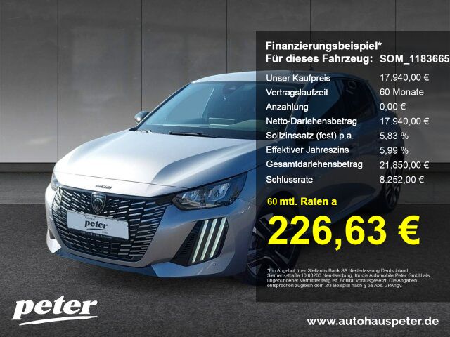 Peugeot 208 22.600 km 17.940 € Erfurt 99086