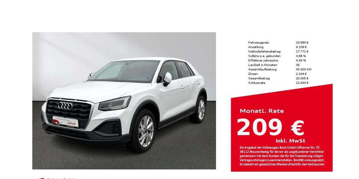 Audi Q2 64.262 km 23.880 &euro; Bielefeld 33609