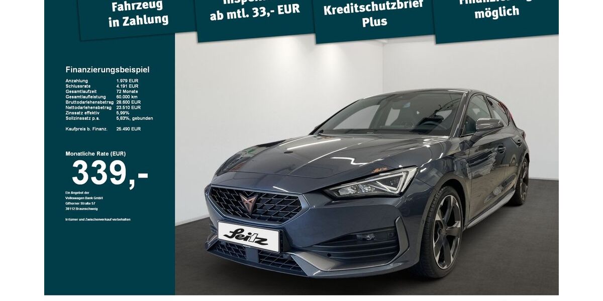 Cupra Leon 44.190 km 25.490 &euro; Kempten 87437