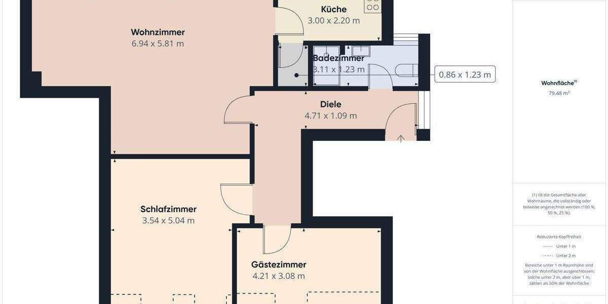 Etagenwohnung Rüthen - 4 Zimmer, 80 m&sup2;, 147.000&euro; | Angebot:24635045