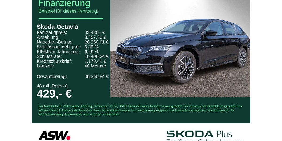 Skoda Octavia 22.500 km 31.960 &euro; Heilbronn 74076