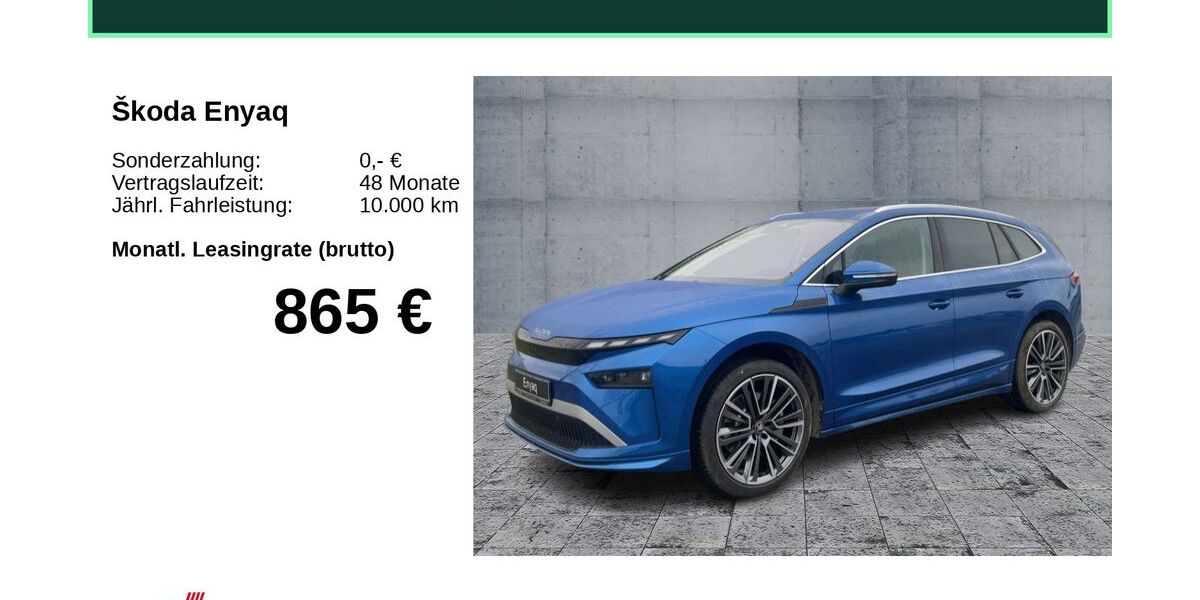 Skoda Enyaq 9.900 km 59.970 &euro; Hof 95030