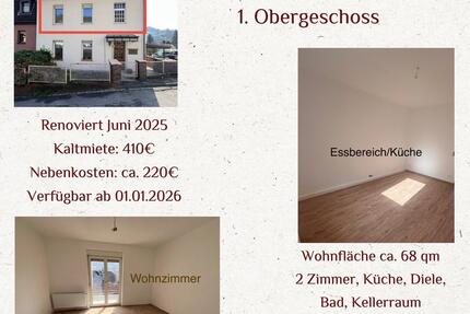 Miet-Wohnung 2Zi. 68qm 1.OG BalkonGarten Altena Drescheider Berg zimmer