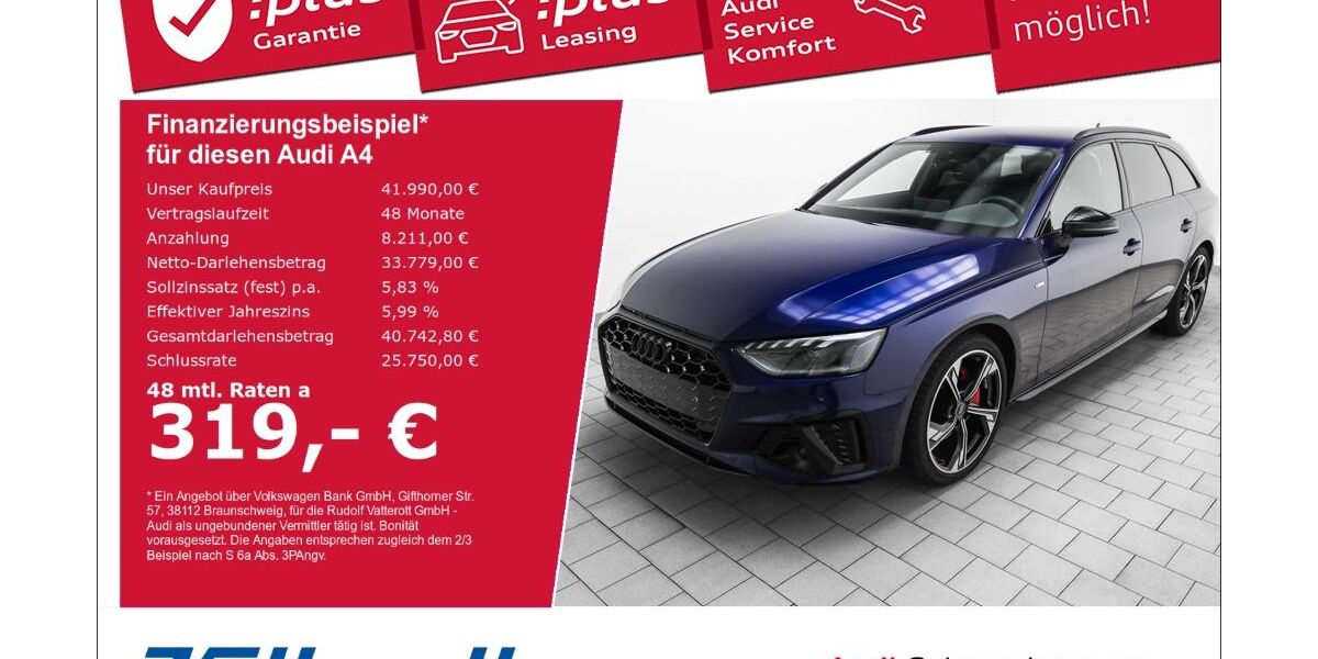 Audi A4 28.735 km 41.990 &euro; Holzminden 37603