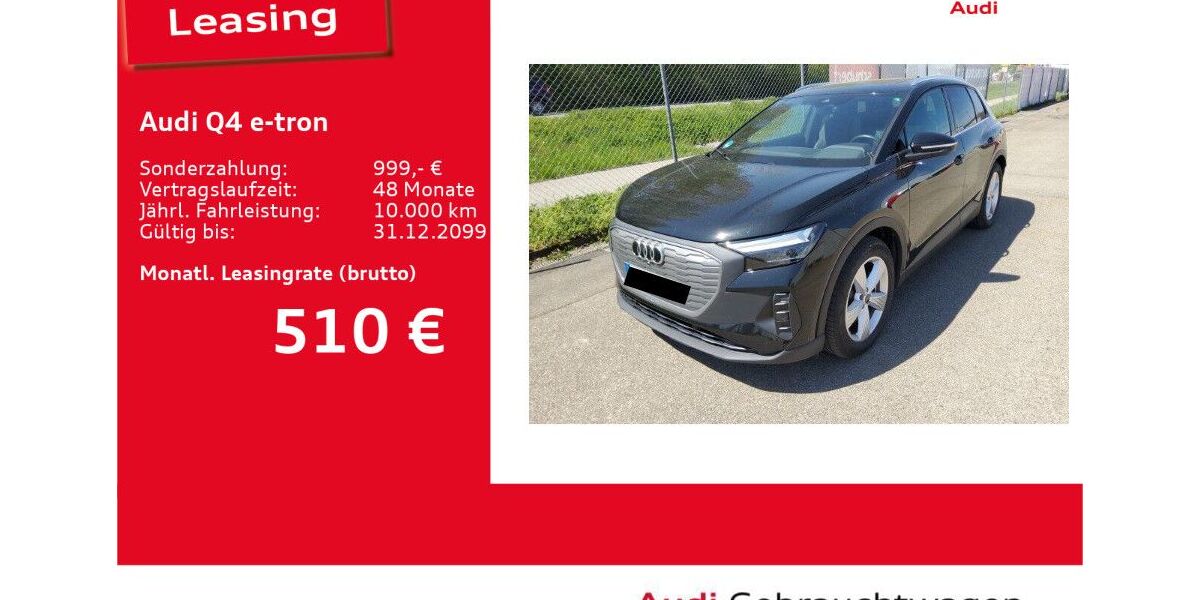Audi Q4 e-tron 53.504 km 36.930 &euro; Ulm 89073