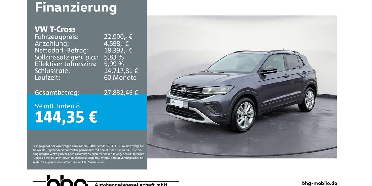 VW T-Cross 22.666 km 22.620 &euro; Freudenstadt 72250