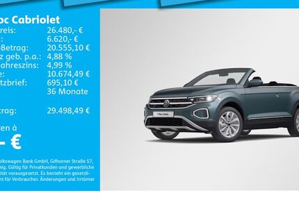 VW T-Roc 42.710 km 26.480 € München 80935