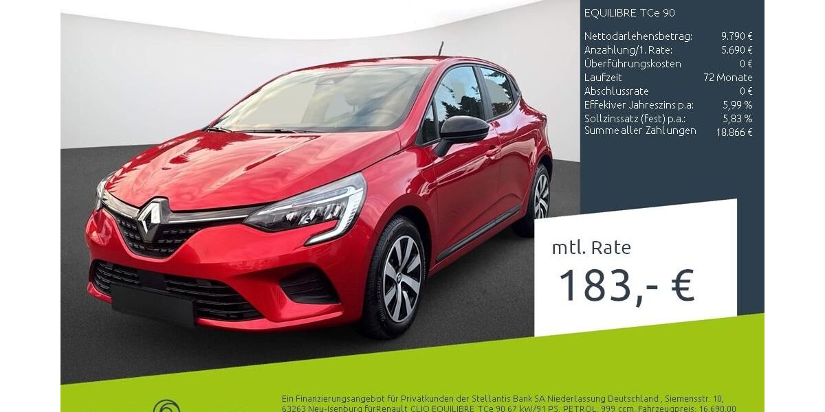 Renault Clio 17.600 km 15.480 &euro; Stuhr 28816