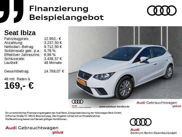 Seat Ibiza 48.211 km 12.950 &euro; Berlin 13581