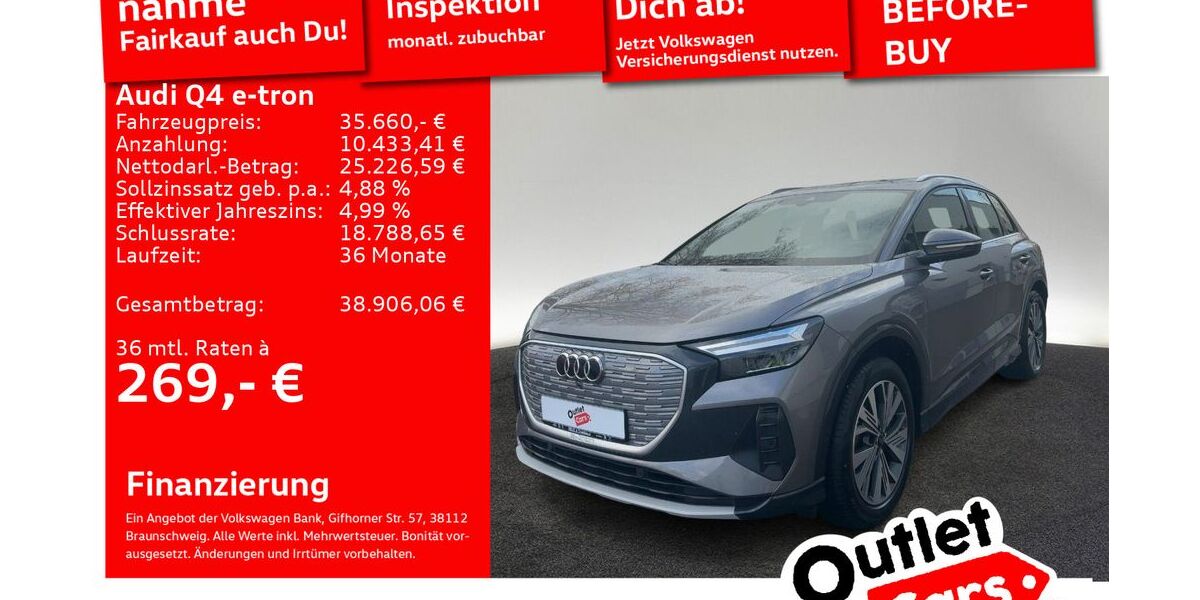 Audi Q4 e-tron 70.410 km 35.660 &euro; Senden 89250