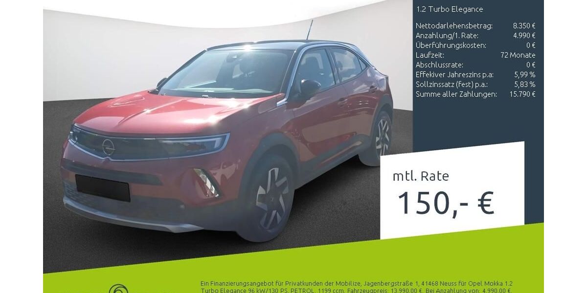 Opel Mokka 106.487 km 12.960 &euro; Stuhr 28816