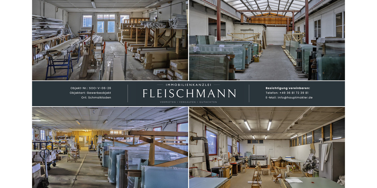 Gewerbeimmobilie mit PV-Potenzial – Hallenflächen, Infrastruktur & Energierendite - Gewerbeobjekt Schmalkalden | Angebot:25747161