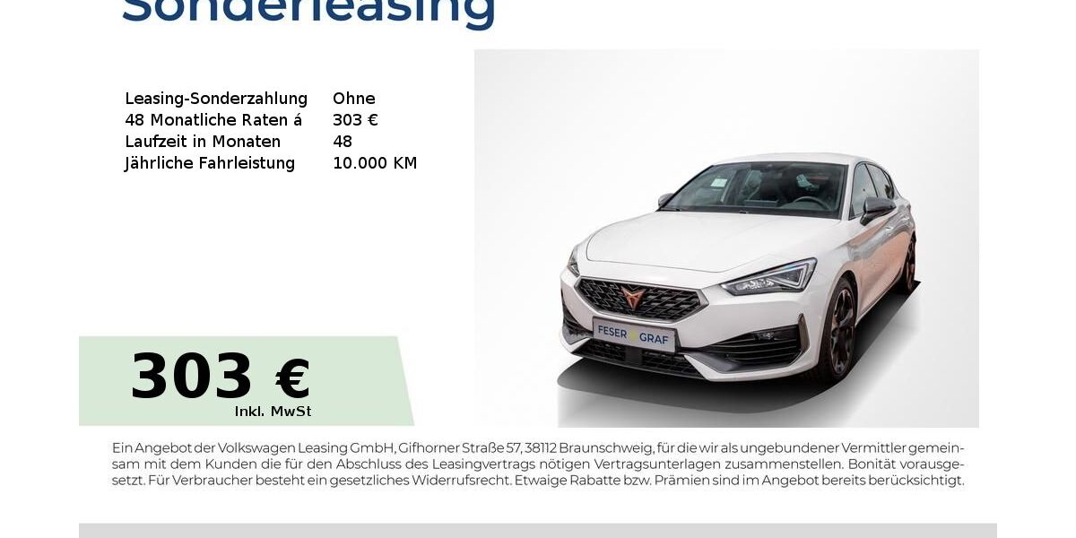 Cupra Leon 71.565 km 21.950 &euro; Bernburg 06406