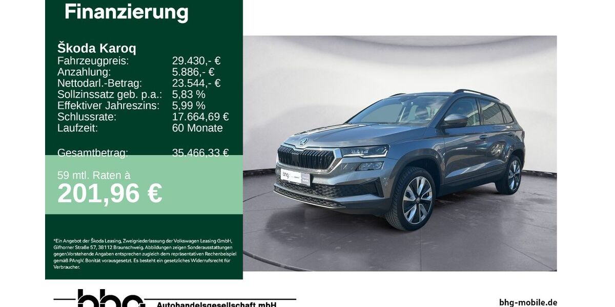 Skoda Karoq 42.613 km 28.660 &euro; Balingen 72336