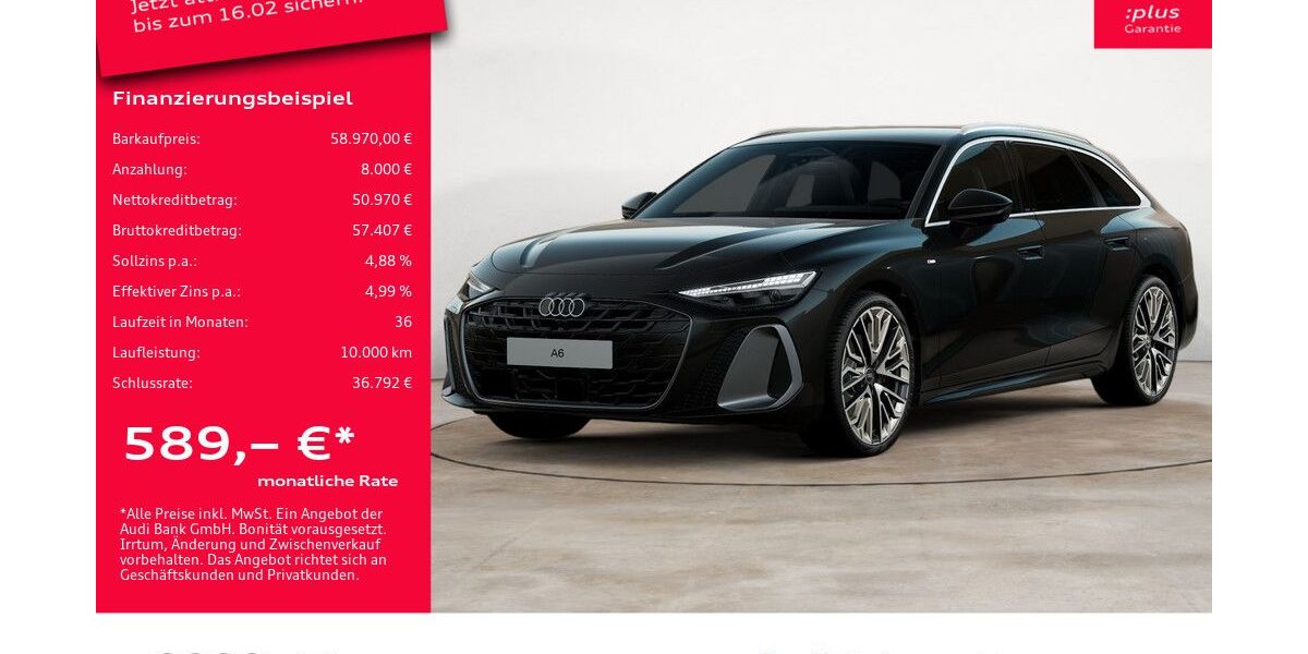 Audi A6 1.299 km 58.970 &euro; Potsdam 14482