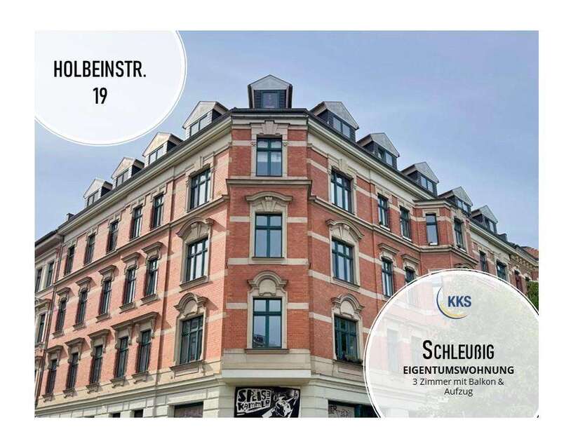 Wohnung zum Kaufen in Leipzig 212.000 € 72.87 m²