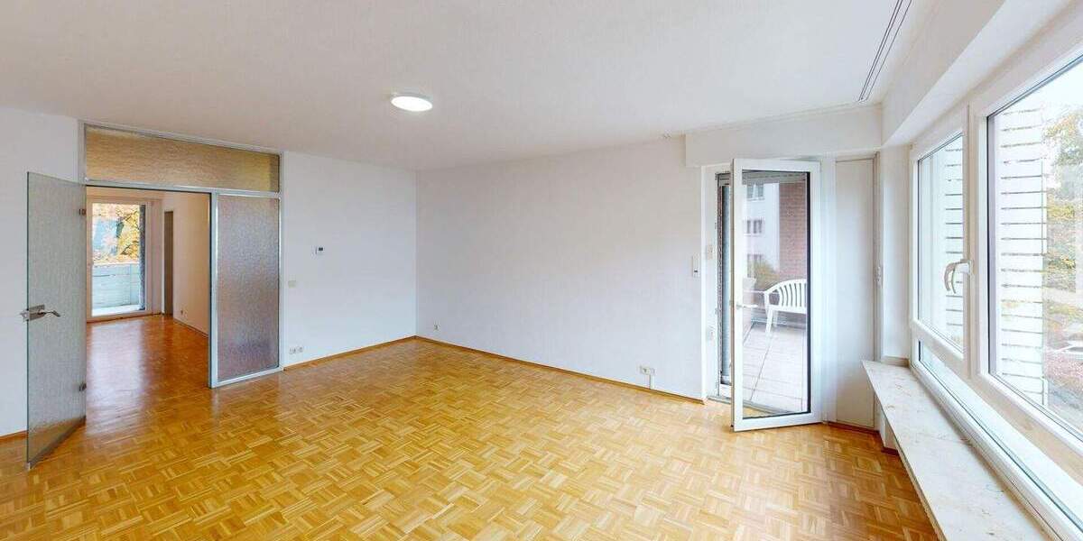 Gepflegte 3-Zimmer-Wohnung mit Parkett + zwei Balkonen in ruhigem 6-Parteien-Haus in Aachen-Zentrum 3 zimmer