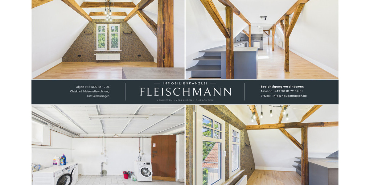 Maisonettewohnung im schönen Schleusingen mit Gartennutzung - 3- Schleusingen | Angebot:27013359