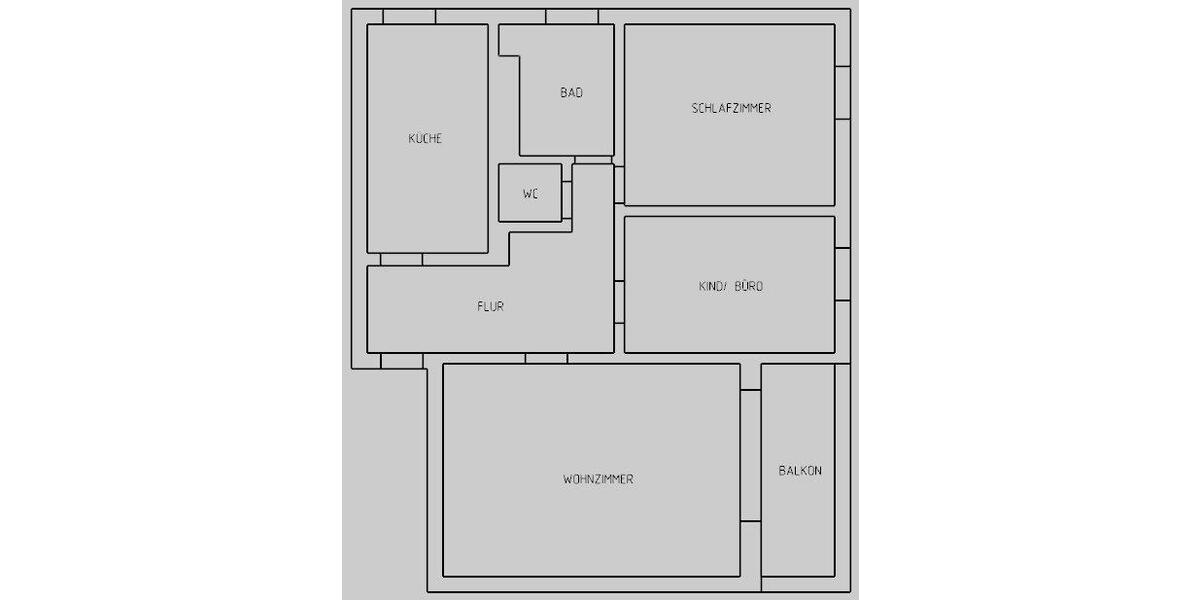 Etagenwohnung Sankt Georgen im Schwarzwald - 3 Zimmer, 75 m&sup2;, 163.000&euro; | Angebot:26145428