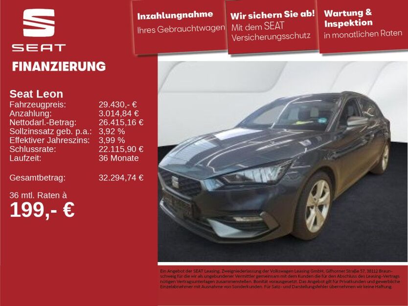 Seat Leon 24.783 km 29.430 € Neu-Ulm 89231