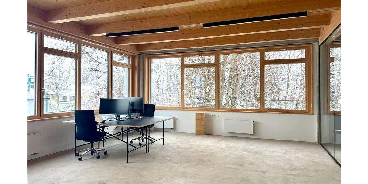 Arbeitsplatz in modernem und hellem Eckbüro in Neubau-Gemeinschaftsflächen, Warmmiete! zimmer