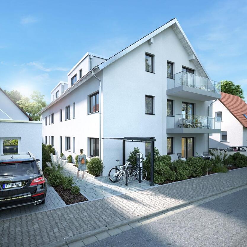 Barrierefreie und topmoderne 4-Zimmer-Wohnung mit Balkon im 2. OG W6 in Rodgau Jügesheim