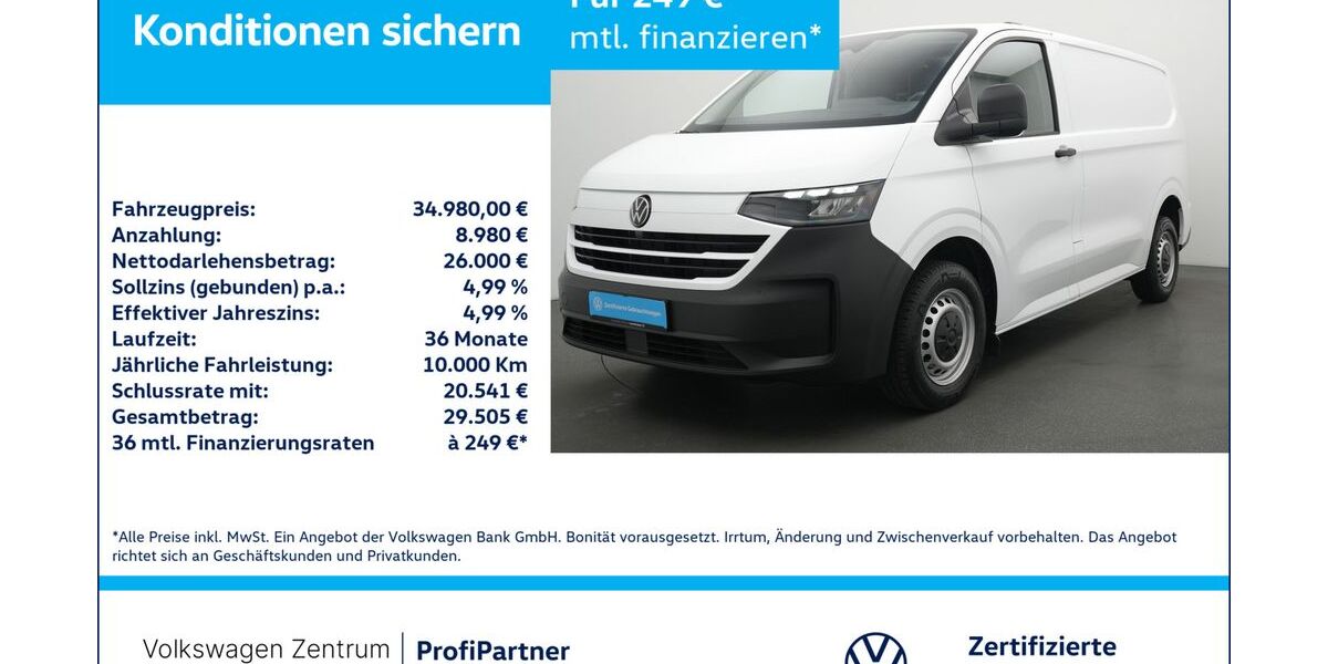 VW T7 Transporter 15.466 km 34.980 &euro; Leverkusen 51379