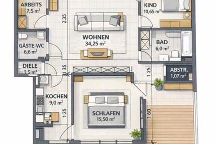 Haus Dillingen (Saar) - 4 Zimmer, 110 m&sup2;, 950&euro; | Angebot:25397741