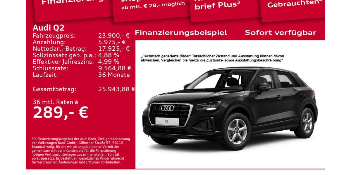 Audi Q2 45.700 km 23.900 &euro; Berlin 10587